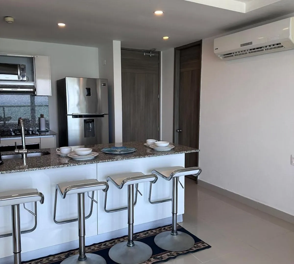 Mc 1303- Beach Front Apt- Morros City Top Location Cartagena 0*,
