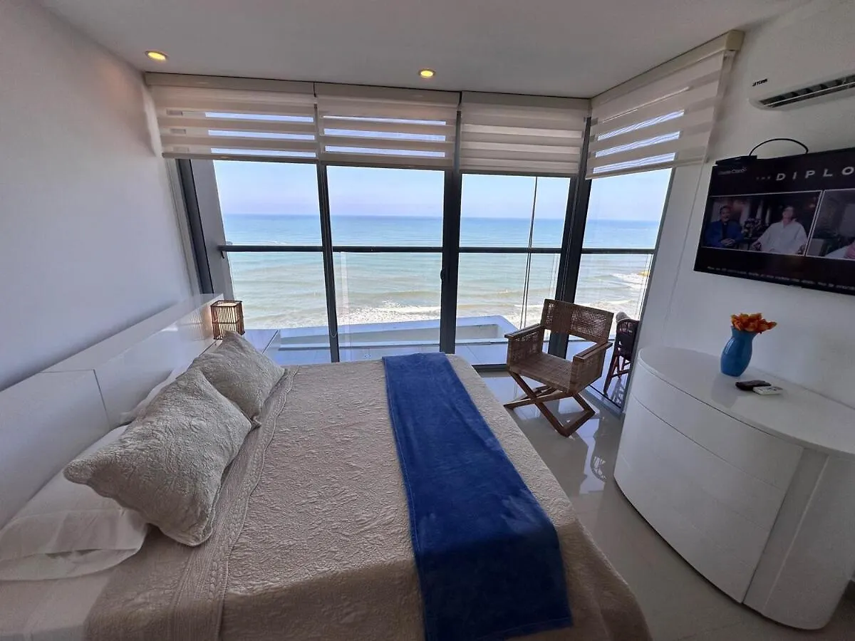 Mc 1303- Beach Front Apt- Morros City Top Location Cartagena